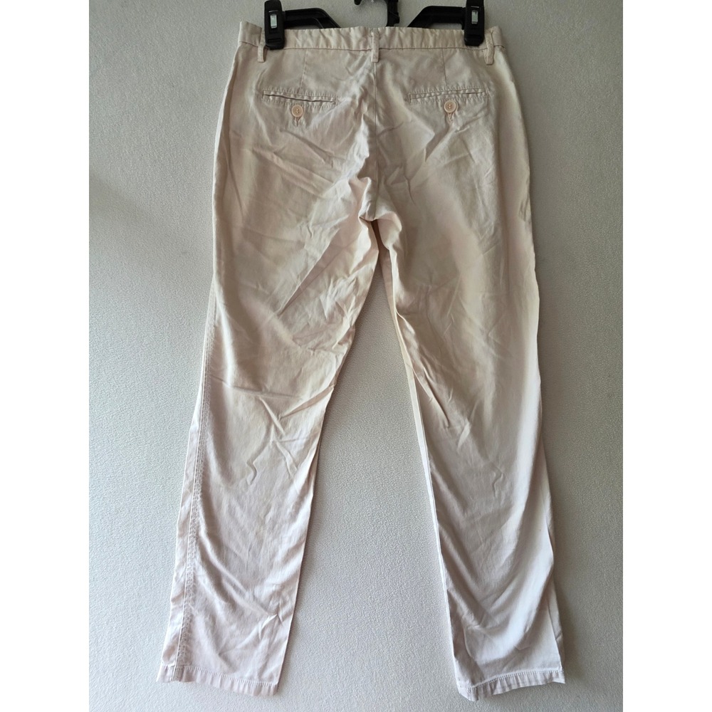 United Colors of Benetton Womens Beige Chino Trousers Pants Size US 2 IT 38 - Picture 4 of 8